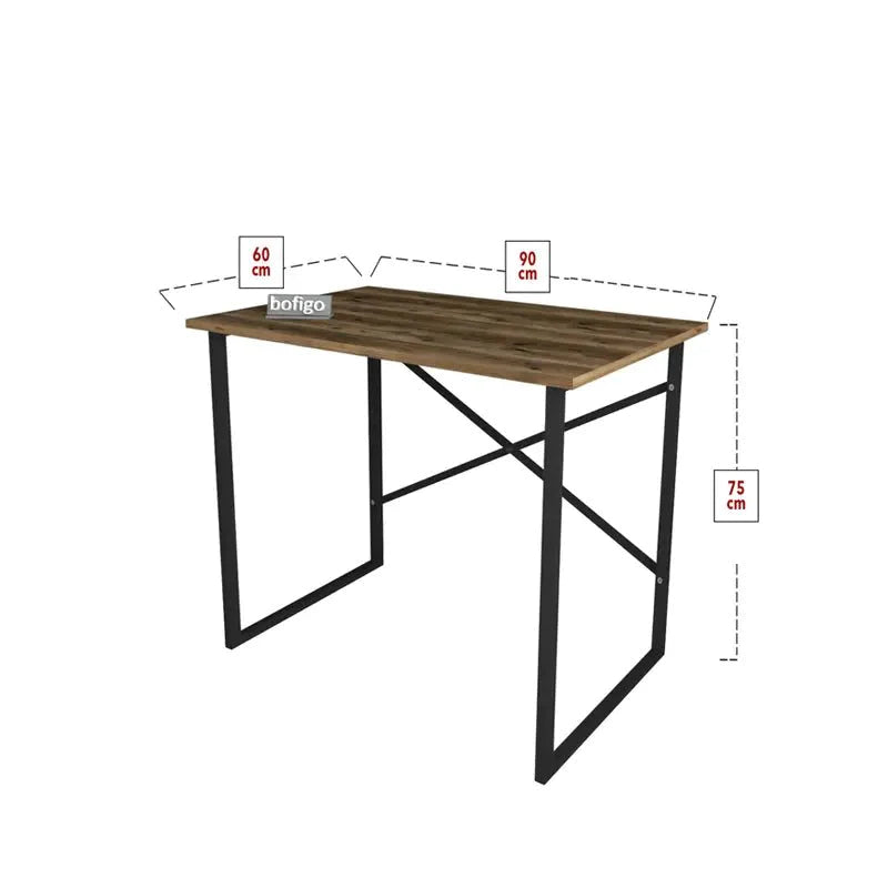 სამეცადინო მაგიდა (მუქი ხის ფაქტურით) - Rcheuli.ge